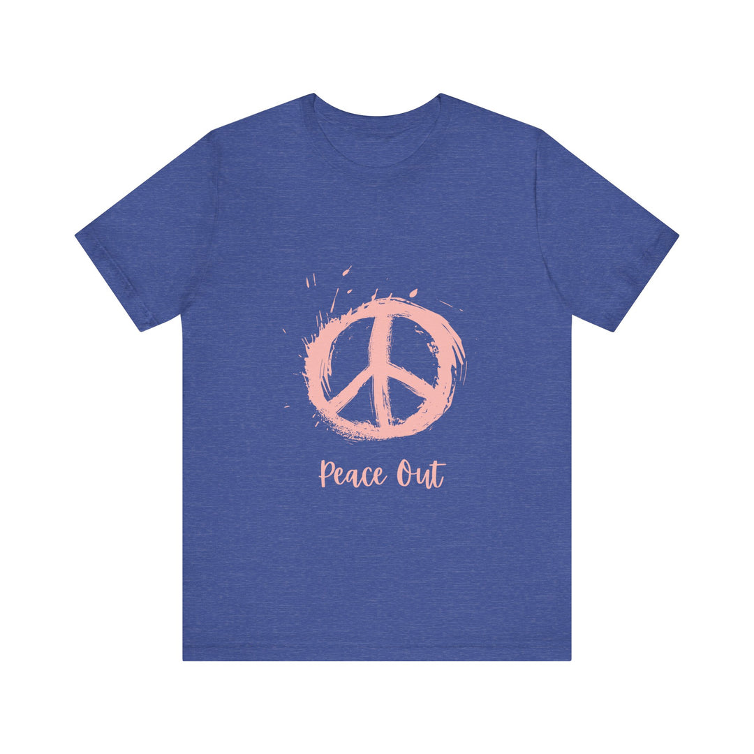 Peace Out Unisex Jersey Short Sleeve Tee