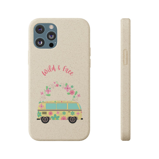 Wild and Free VW Bus Biodegradable Case