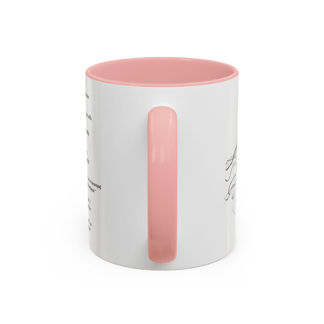 Whimsical Chakra Girl Accent Coffee Mug, 11oz