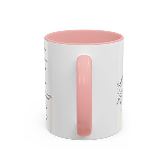 Whimsical Chakra Girl Accent Coffee Mug, 11oz