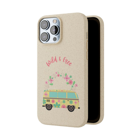 Wild and Free VW Bus Biodegradable Case
