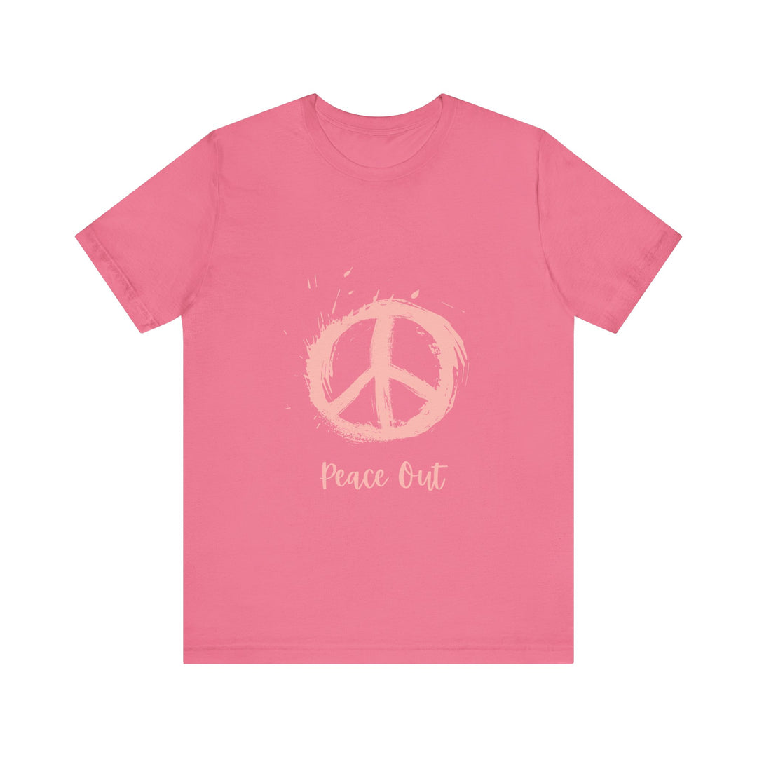 Peace Out Unisex Jersey Short Sleeve Tee