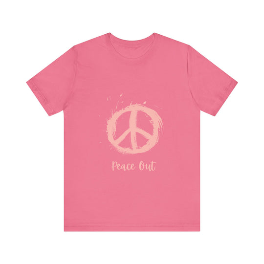 Peace Out Unisex Jersey Short Sleeve Tee
