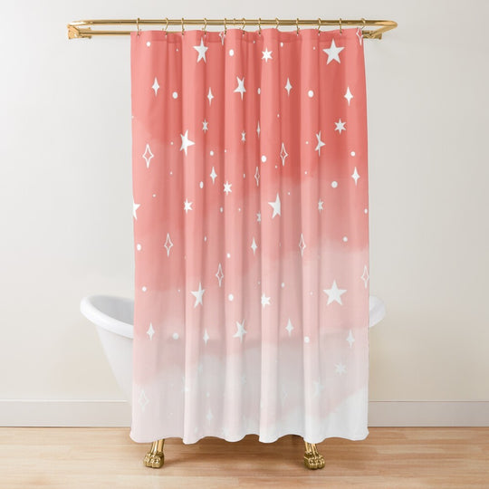 Sage Green Watercolor Ombre Shower Curtain Bathroom Fabric
