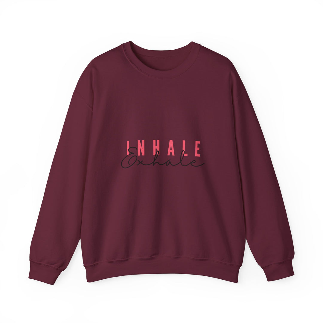 Inhale Exhale Unisex Heavy Blend™ Crewneck Sweatshirt