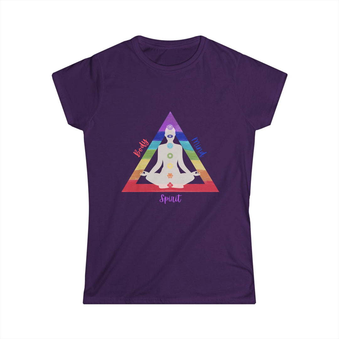 Triangle Connect Body, Mind, Spirit Women's Softstyle Tee