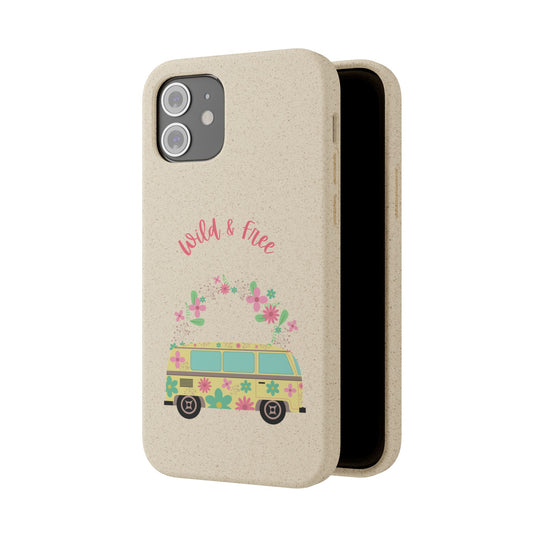 Wild and Free VW Bus Biodegradable Case
