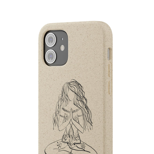 Just Fucking Breathe Biodegradable Case