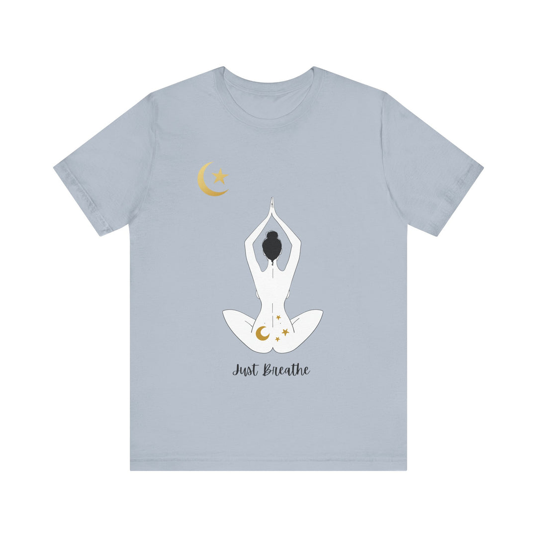 Just Breathe Moon Unisex Jersey Short Sleeve Tee