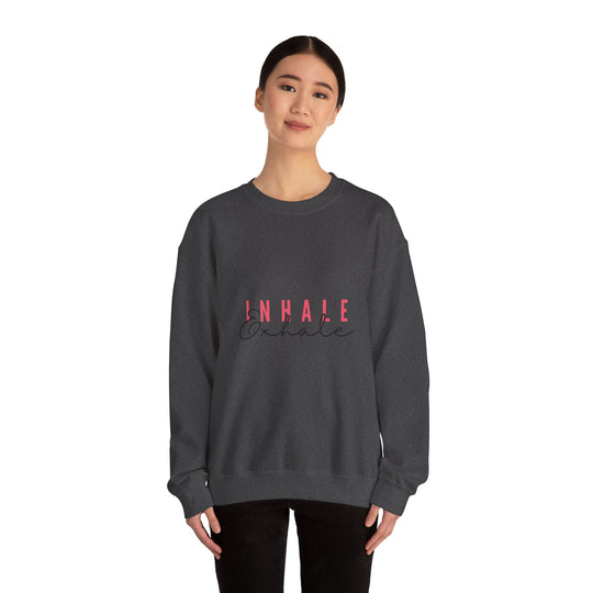 Inhale Exhale Unisex Heavy Blend™ Crewneck Sweatshirt