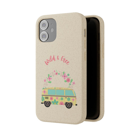 Wild and Free VW Bus Biodegradable Case