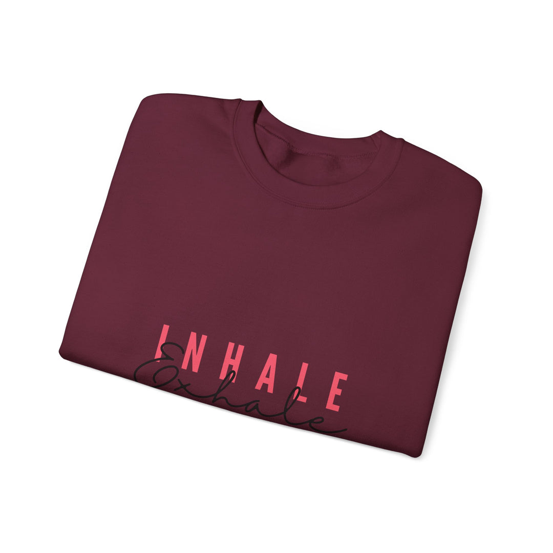 Inhale Exhale Unisex Heavy Blend™ Crewneck Sweatshirt