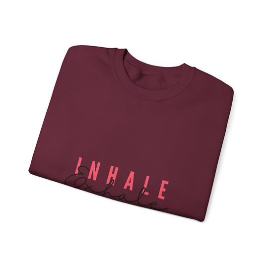Inhale Exhale Unisex Heavy Blend™ Crewneck Sweatshirt