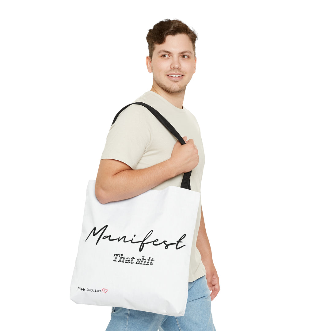 Manifest That Shit AOP Tote Bag