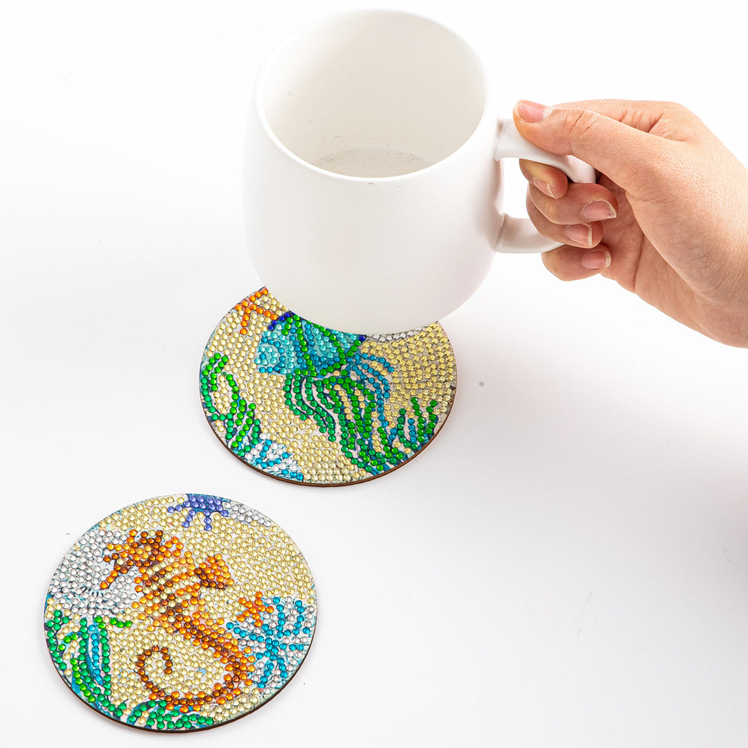 Placemat Stick-on Crystals Coaster Kit