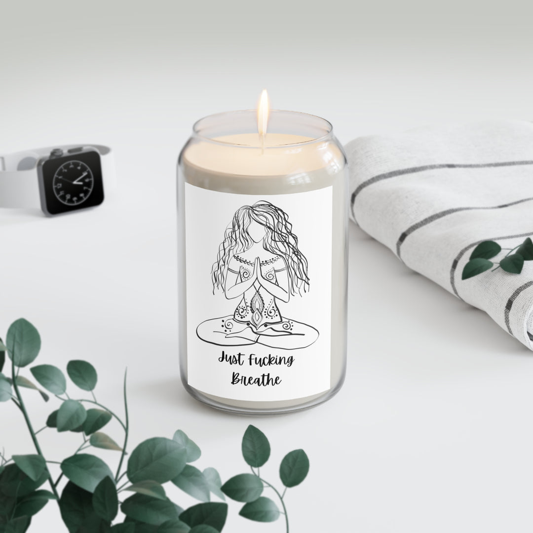 Just Fucking Breathe Aromatherapy Candle, 13.75oz