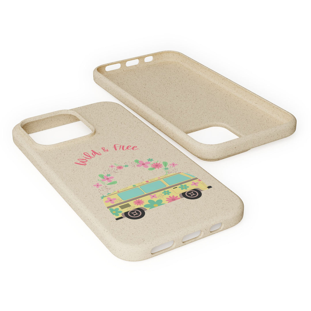 Wild and Free VW Bus Biodegradable Case