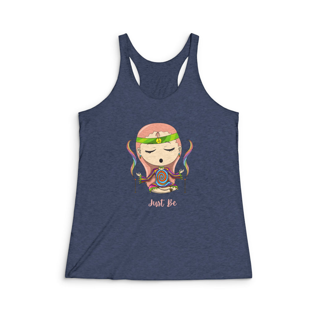 Just Be Women's Tri-Blend Racerback Tank