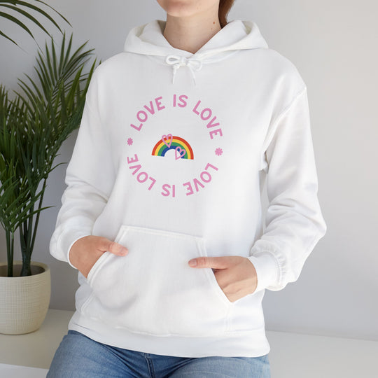 Love is Love Rainbow Unisex Heavy Blend™ Hooded Sweatshirt