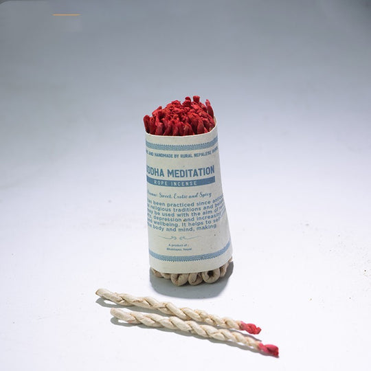 Handmade Rope Scented Sage Plant Spice Meditation