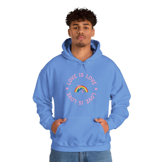 Love is Love Rainbow Unisex Heavy Blend™ Hooded Sweatshirt