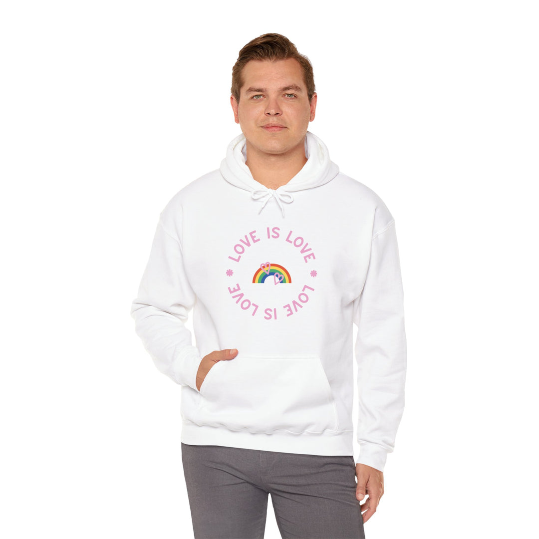 Love is Love Rainbow Unisex Heavy Blend™ Hooded Sweatshirt