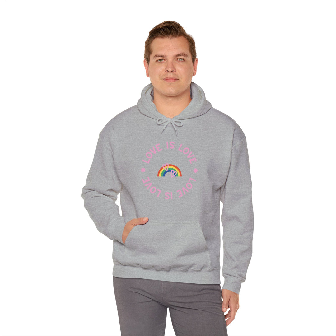 Love is Love Rainbow Unisex Heavy Blend™ Hooded Sweatshirt
