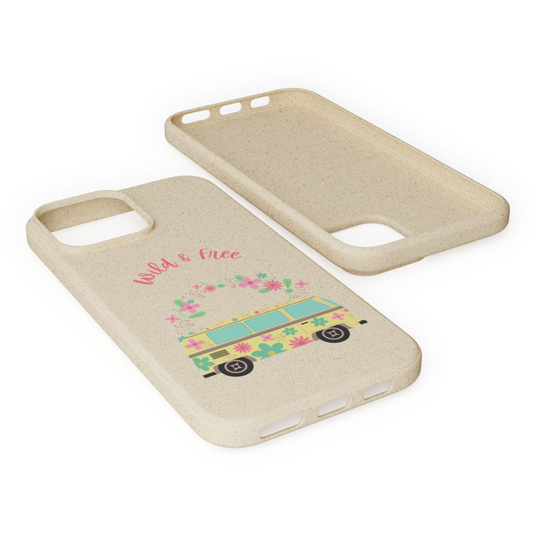 Wild and Free VW Bus Biodegradable Case