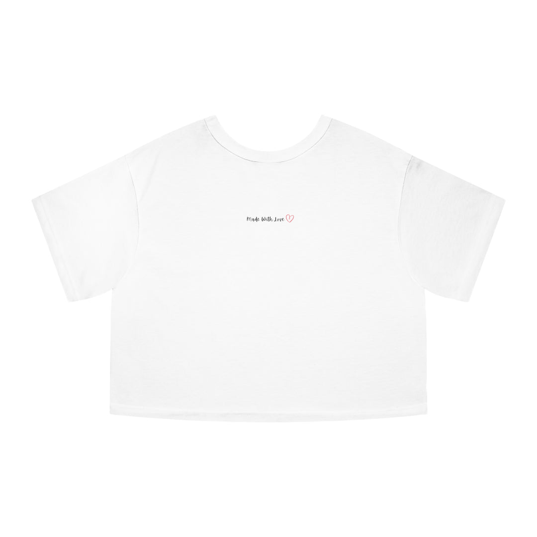 Just Breathe Moon Champion Women's Heritage Cropped T-Shirt