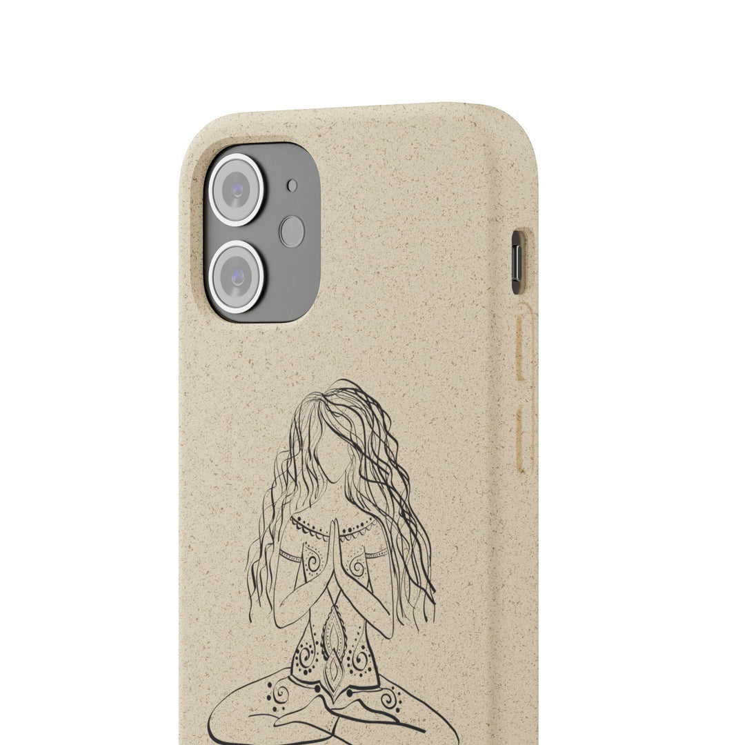 Just Fucking Breathe Biodegradable Case