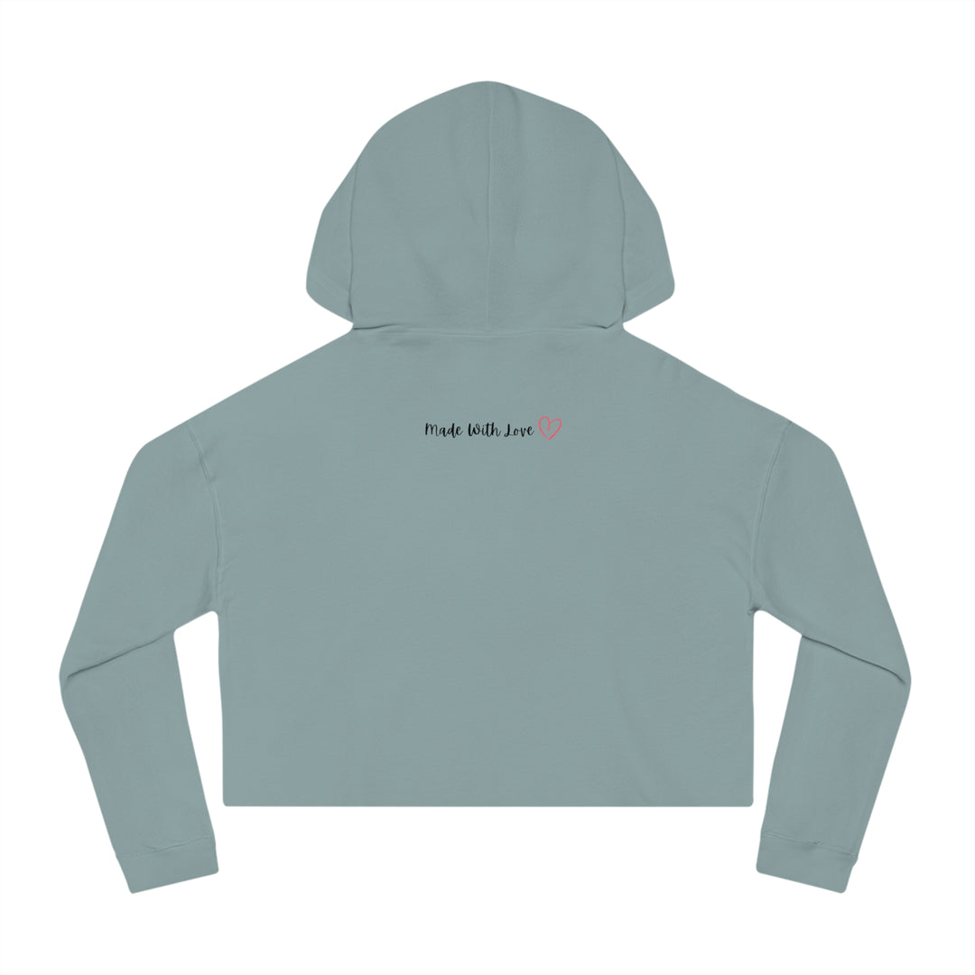 Just Fucking Breathe Women’s Cropped Hooded Sweatshirt