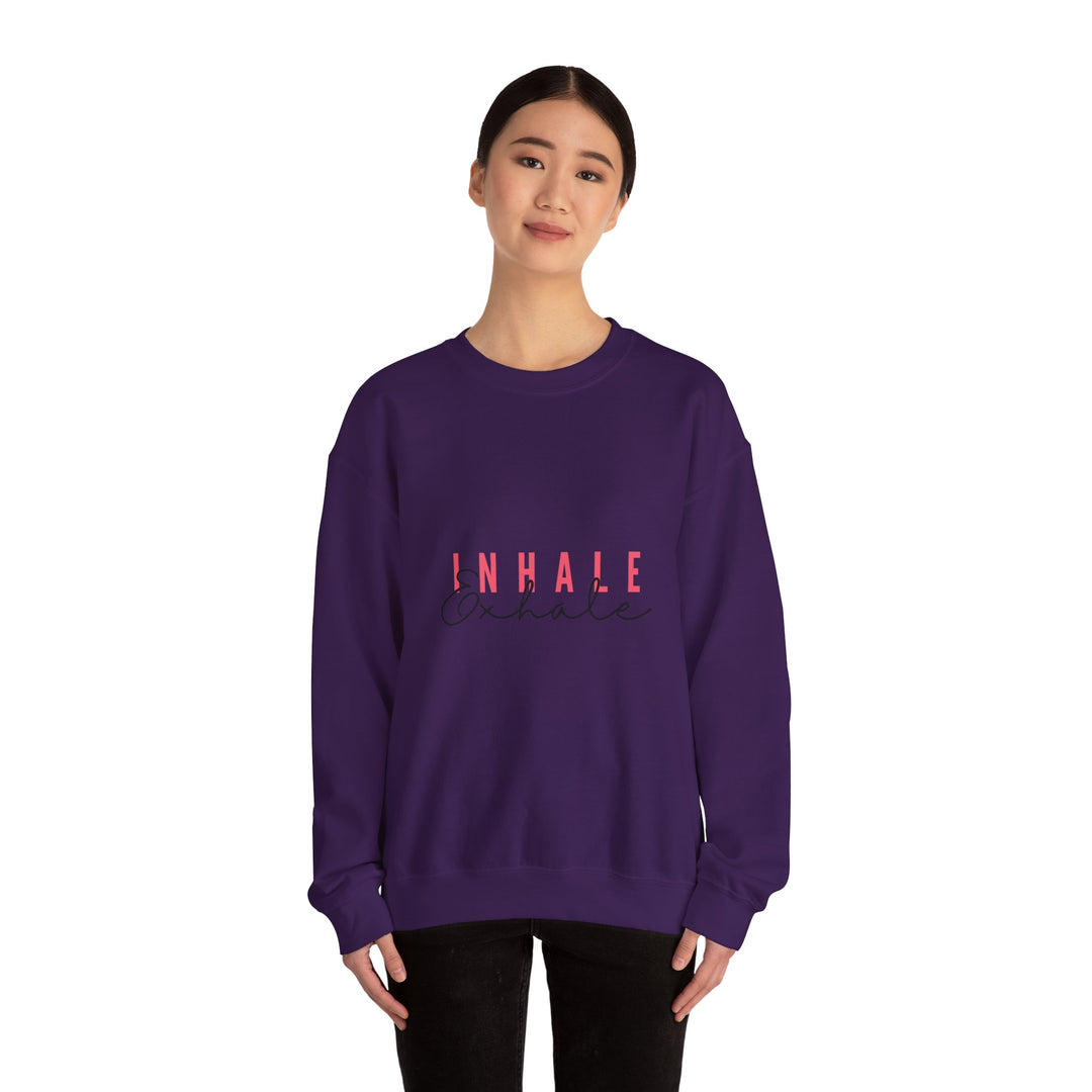 Inhale Exhale Unisex Heavy Blend™ Crewneck Sweatshirt