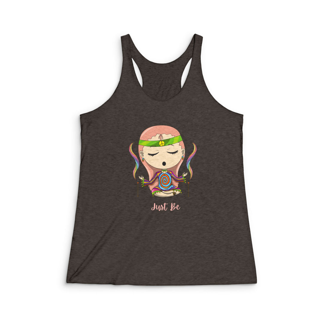 Just Be Women's Tri-Blend Racerback Tank