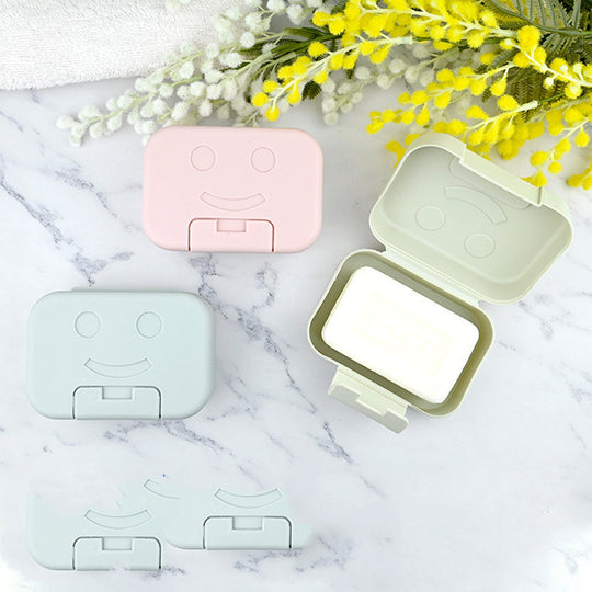 Soap Box Plastic Portable Soap Storage Box