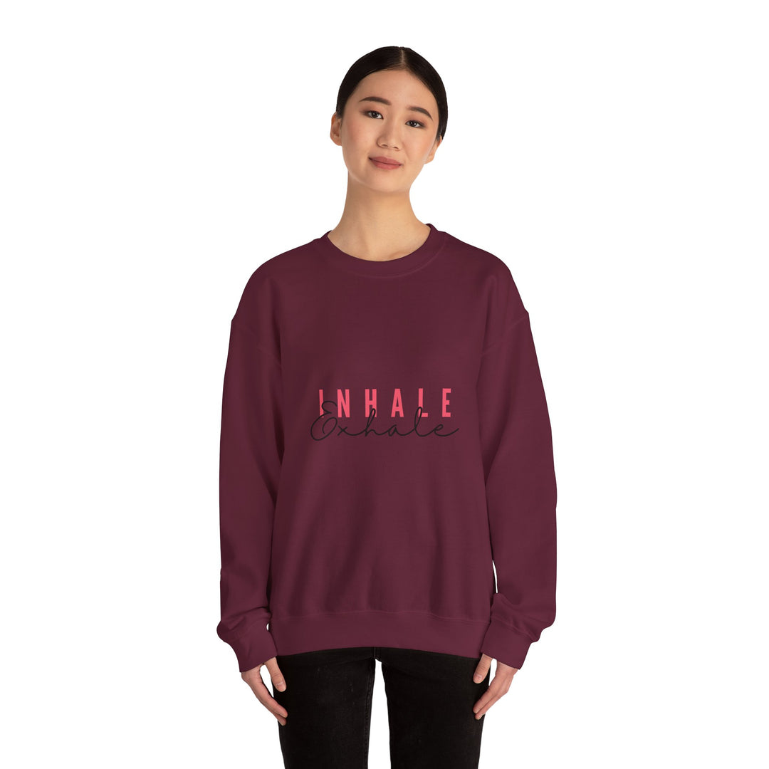 Inhale Exhale Unisex Heavy Blend™ Crewneck Sweatshirt