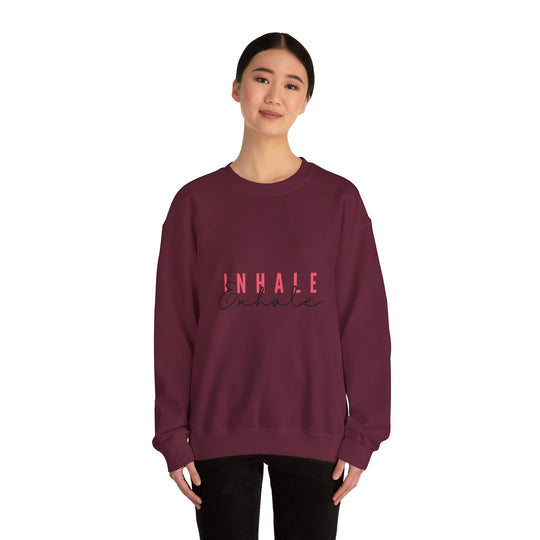 Inhale Exhale Unisex Heavy Blend™ Crewneck Sweatshirt