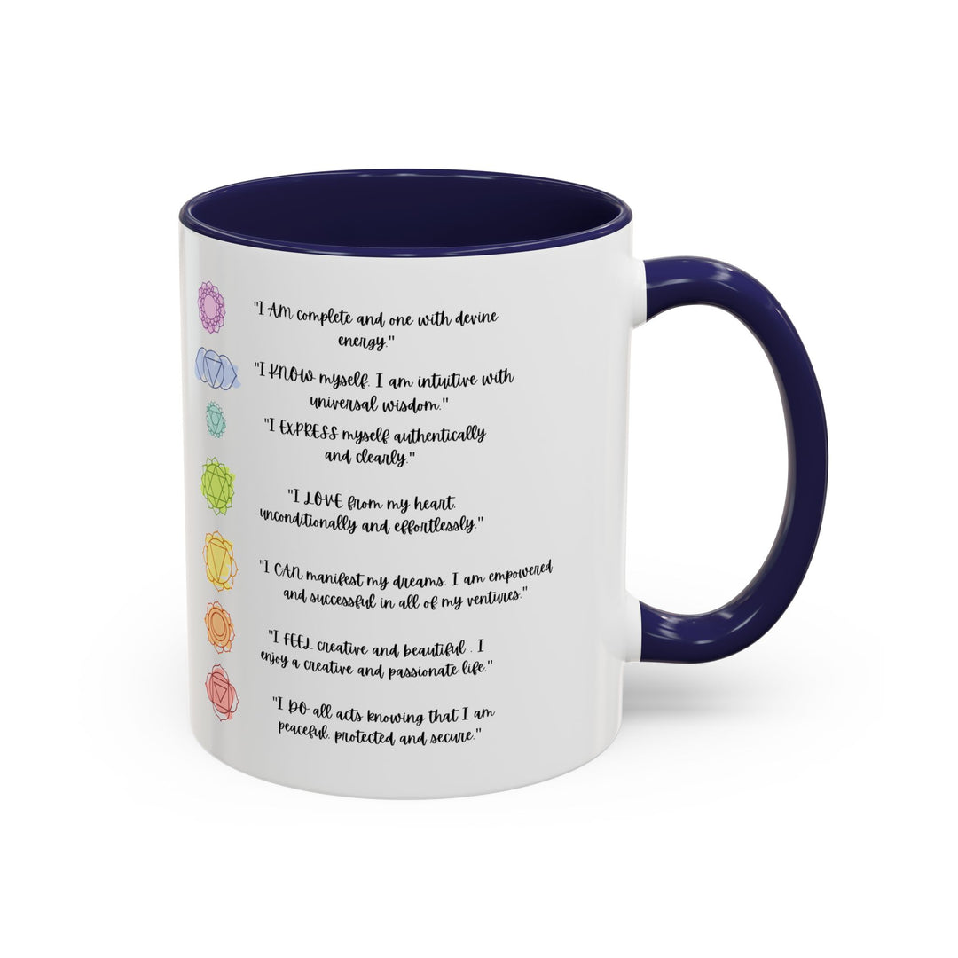 Whimsical Chakra Girl Accent Coffee Mug, 11oz