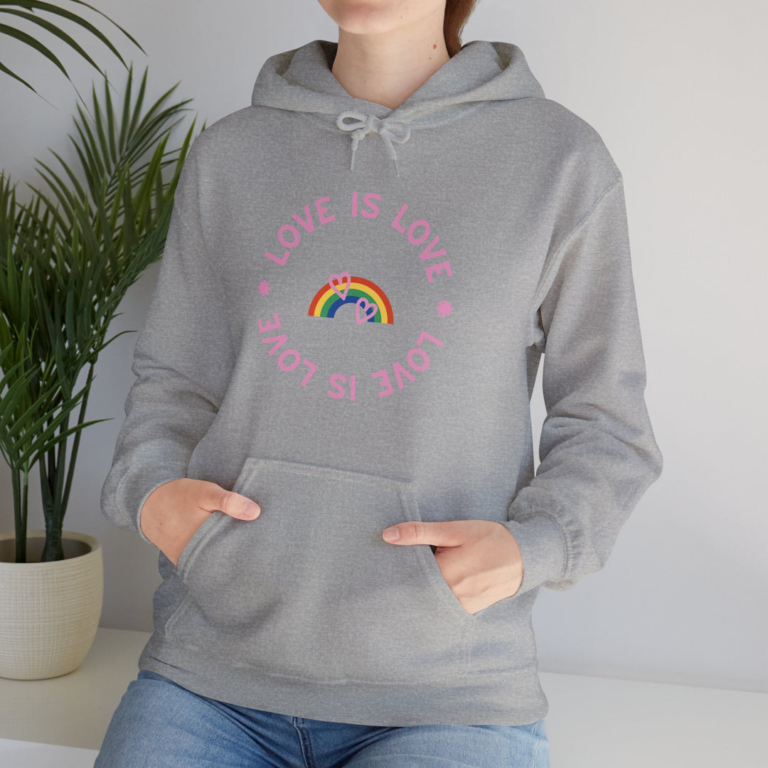 Love is Love Rainbow Unisex Heavy Blend™ Hooded Sweatshirt
