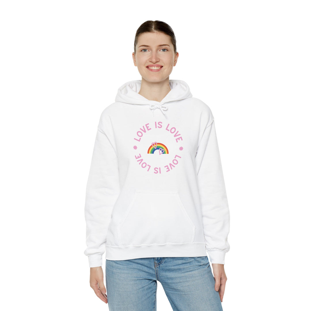 Love is Love Rainbow Unisex Heavy Blend™ Hooded Sweatshirt