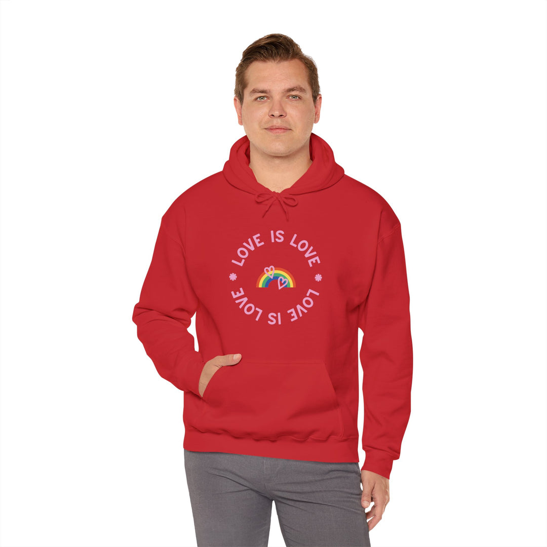 Love is Love Rainbow Unisex Heavy Blend™ Hooded Sweatshirt