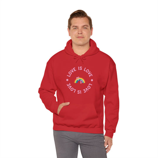 Love is Love Rainbow Unisex Heavy Blend™ Hooded Sweatshirt