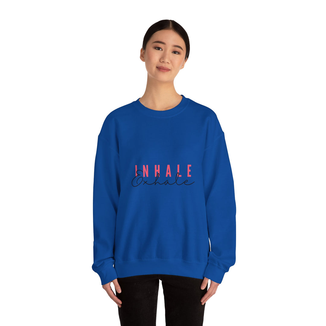 Inhale Exhale Unisex Heavy Blend™ Crewneck Sweatshirt
