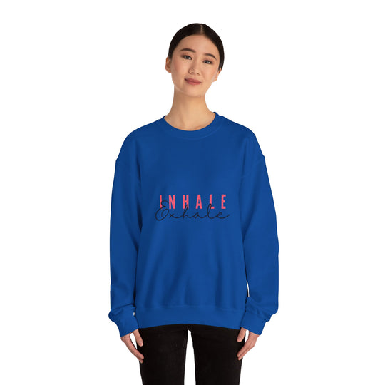 Inhale Exhale Unisex Heavy Blend™ Crewneck Sweatshirt