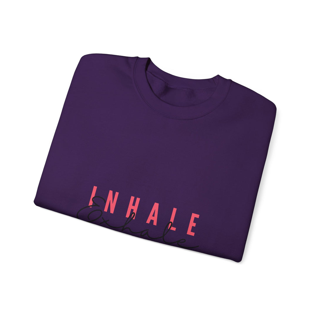 Inhale Exhale Unisex Heavy Blend™ Crewneck Sweatshirt
