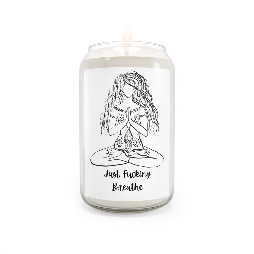 Just Fucking Breathe Aromatherapy Candle, 13.75oz