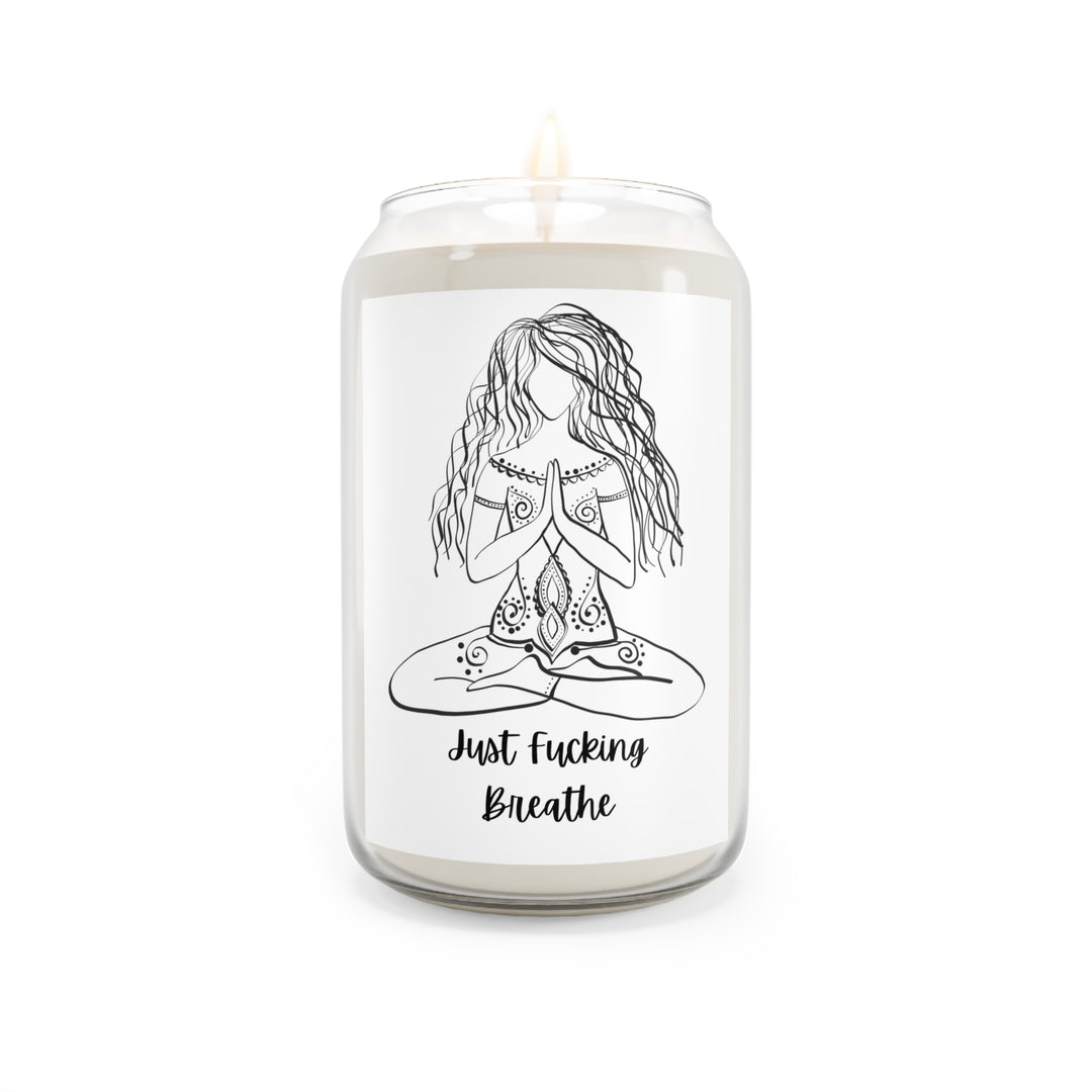 Just Fucking Breathe Aromatherapy Candle, 13.75oz