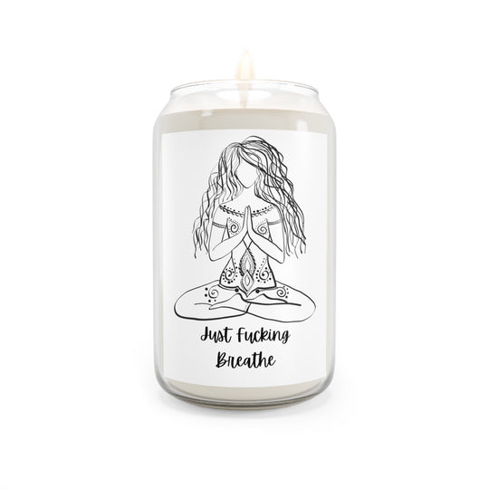 Just Fucking Breathe Aromatherapy Candle, 13.75oz