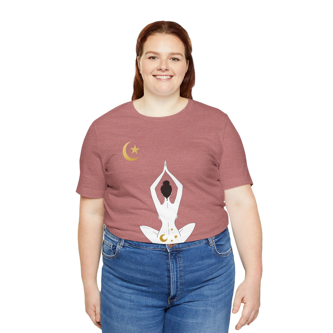 Just Breathe Moon Unisex Jersey Short Sleeve Tee