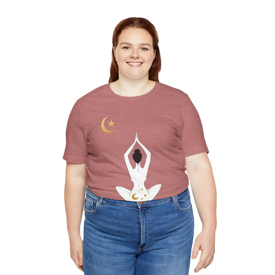 Just Breathe Moon Unisex Jersey Short Sleeve Tee