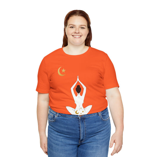 Just Breathe Moon Unisex Jersey Short Sleeve Tee